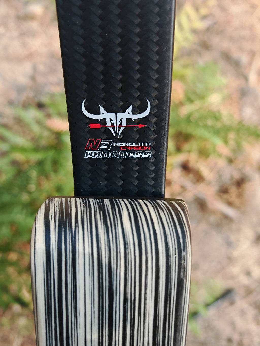 Palas N3 Progress 55% carbono monolith 70" con Cuerpo de 25"