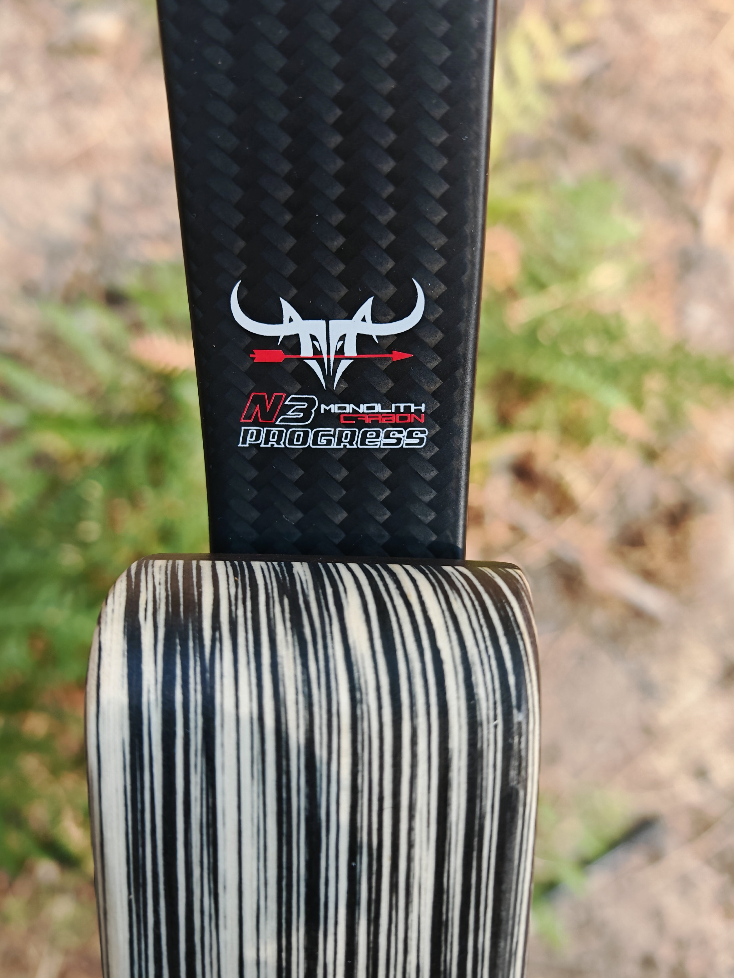 Palas N3 Progress 55% carbono monolith 70" con Cuerpo de 25"